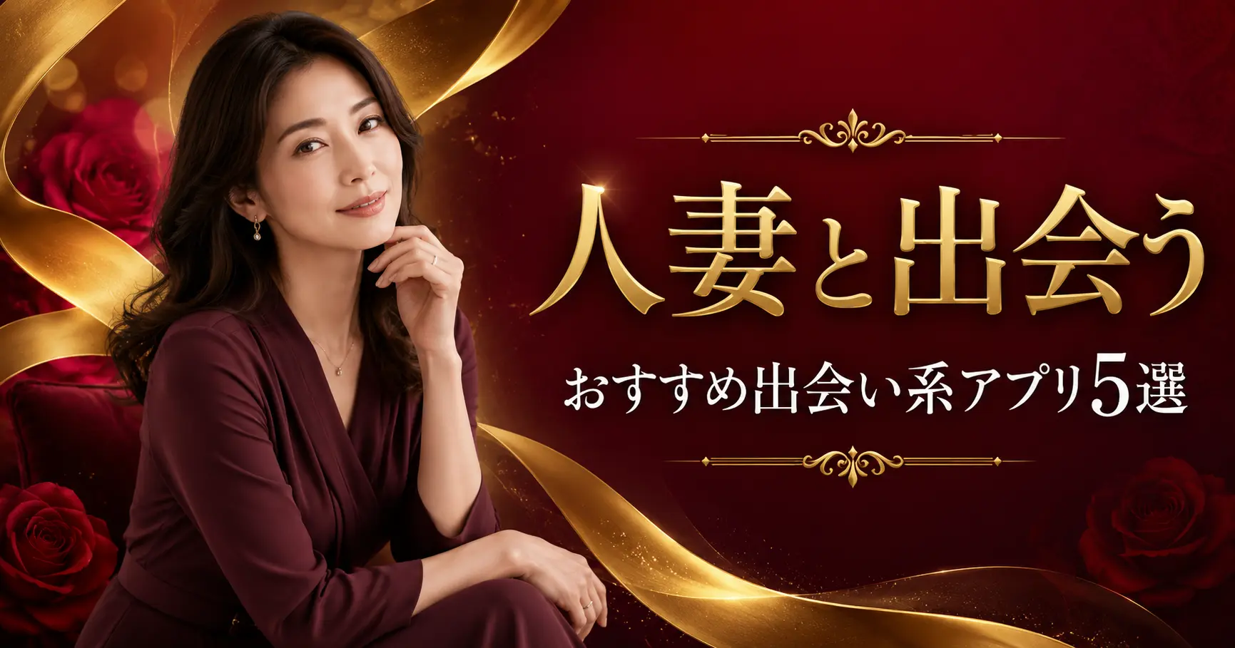 人妻と出会える出会い系アプリ比較イメージ